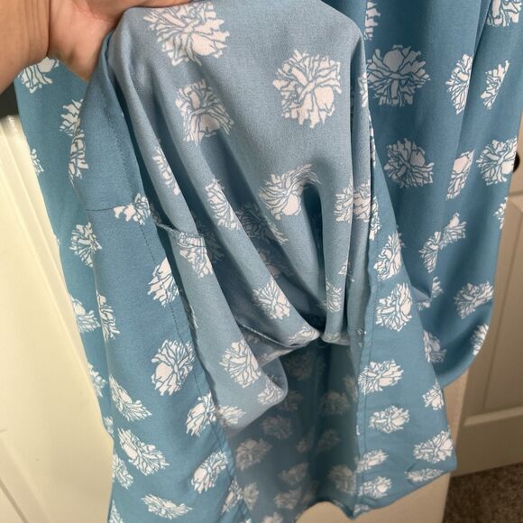 Women's THE GOLDEN GIRLS by ABC Studios Floral Dress Size Small Midi Blue - Picture 8 of 11